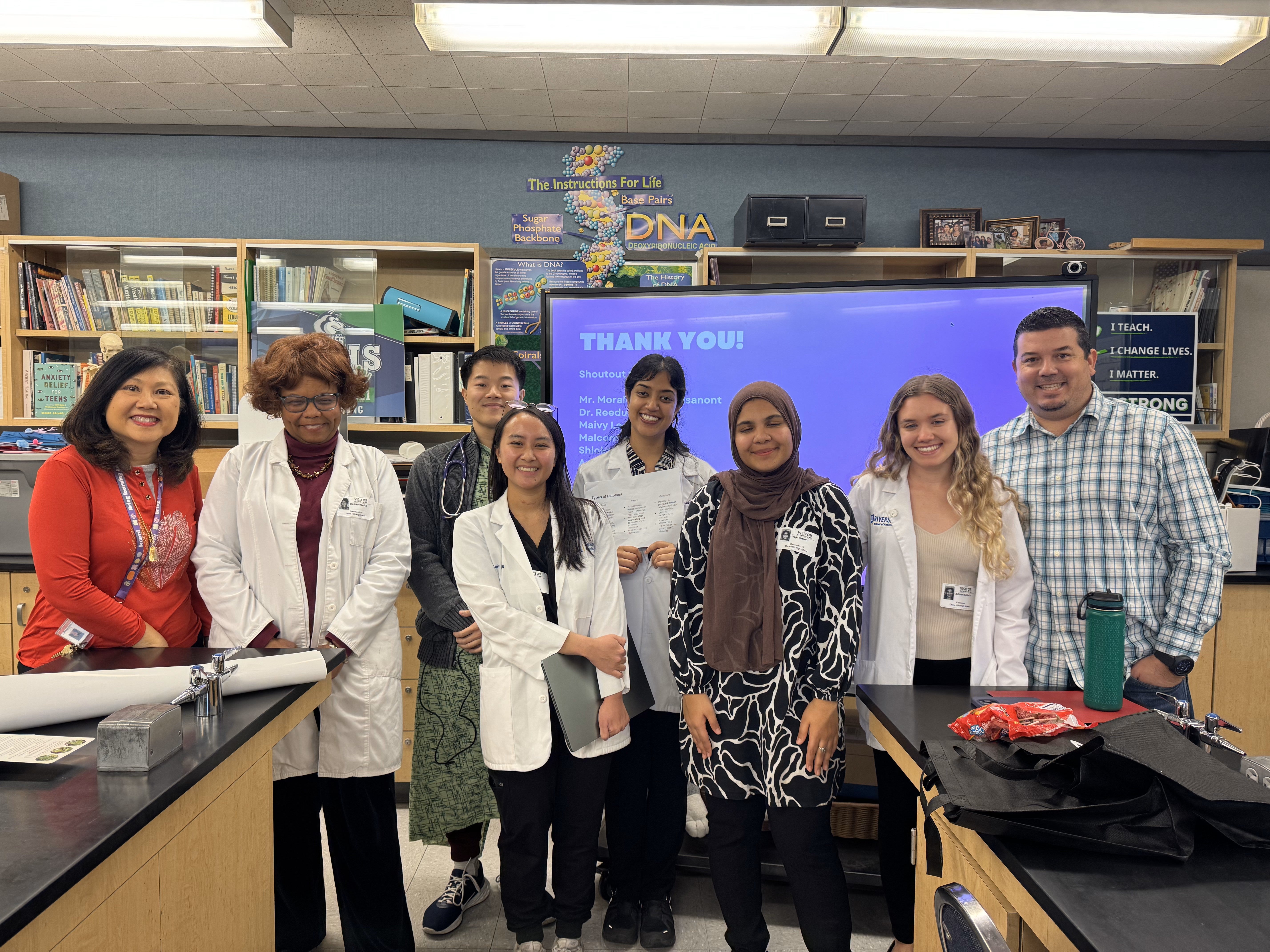 Doctor's Corner presenters at Chino Hills HS