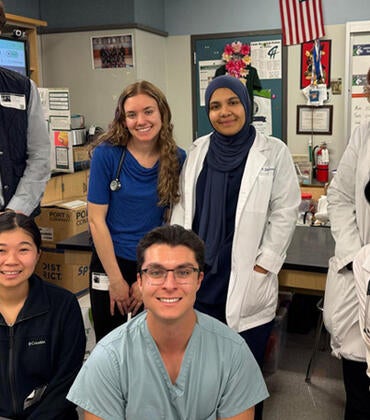 Members of the Doctors Corner team at an event in 2026