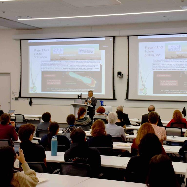 Guests at the 2025 Haider lecture