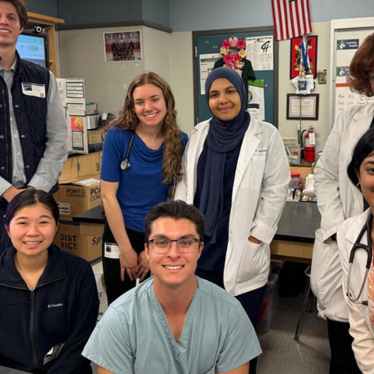 Members of the Doctors Corner team at an event in 2026