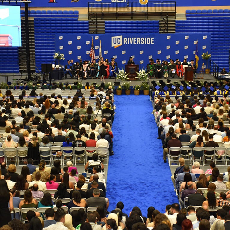 Commencement 2026 crowd and stage