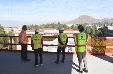 Looking out from the School of Medicine Education Building II