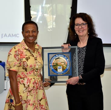 Dean Deborah Deas and Allison Whelan, MD