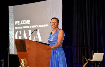 Dean Deborah Deas speaking at the 2026 Gala